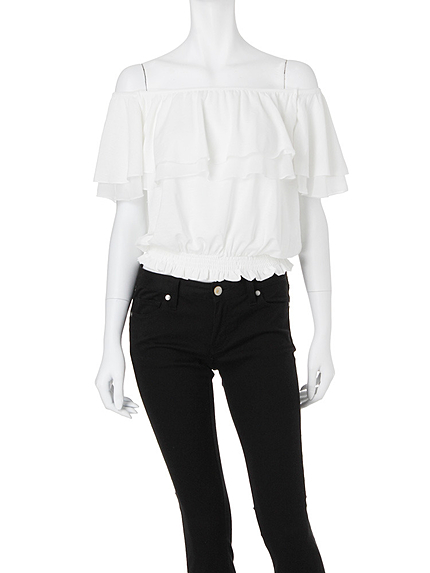 【DUO】 エスパンディラッフルトップス