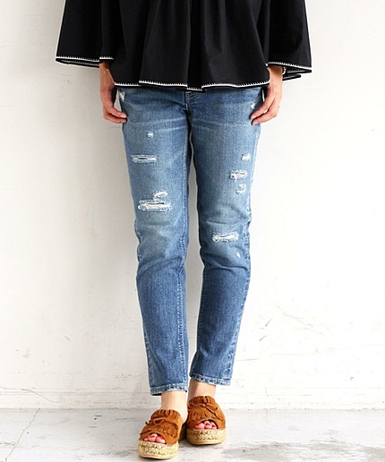 BY ∵LEE別注 アンクルクラッシュデニム