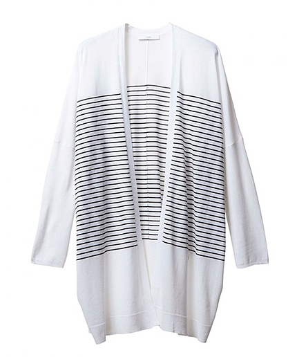 ASTRAET(アストラット) コットン18G ドロップショルダーカーディガン