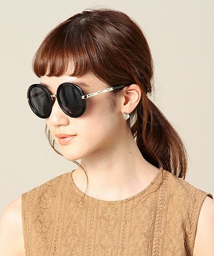 BY ビッグラウンドサングラス