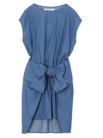 フロントリボンラップワンピース