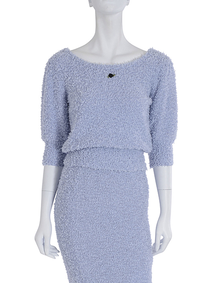 テープヤーンプチローズニットTOPS