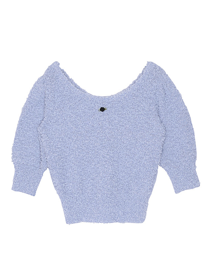 テープヤーンプチローズニットTOPS