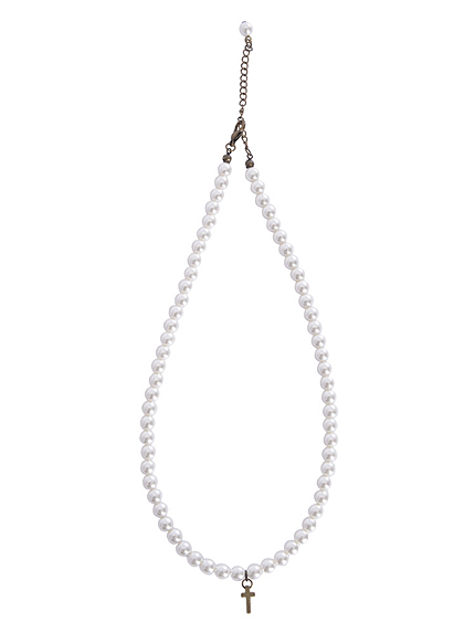 フェイクパールチョーカー