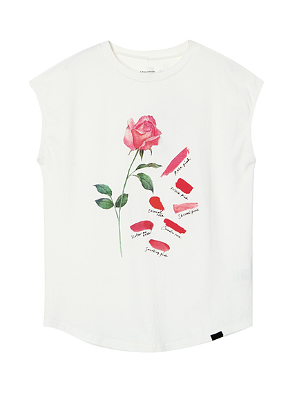 Rose painTing Tシャツ