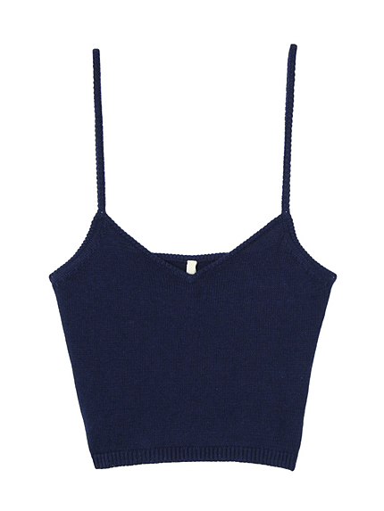 ショートニットキャミ