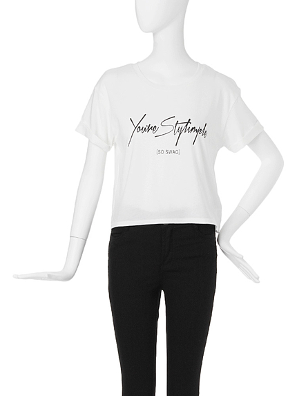 【CASUAL】シンプルロゴショートTシャツ