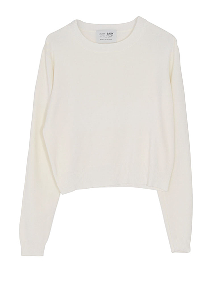 ストレッチカラーちびニット