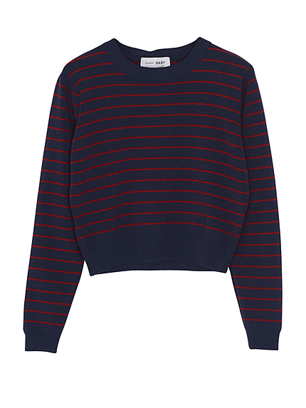 ストレッチカラーちびニット