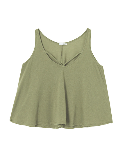 Vラインバインタータンクトップ