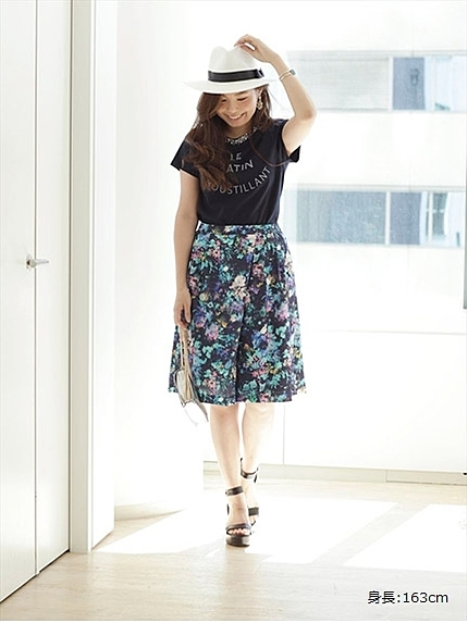 【Arpege story限定】カラープリントロゴTシャツ