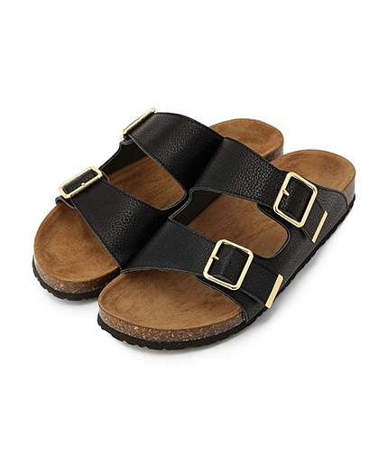 ▼ボワソンショコラ/B BCWベルトエンボスサンダル