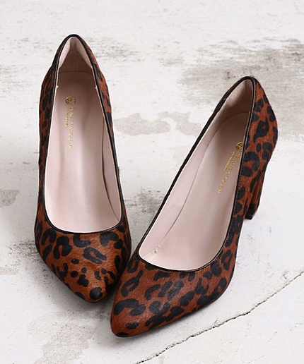 【予約】BY ハラコ ポインテッドトゥパンプス