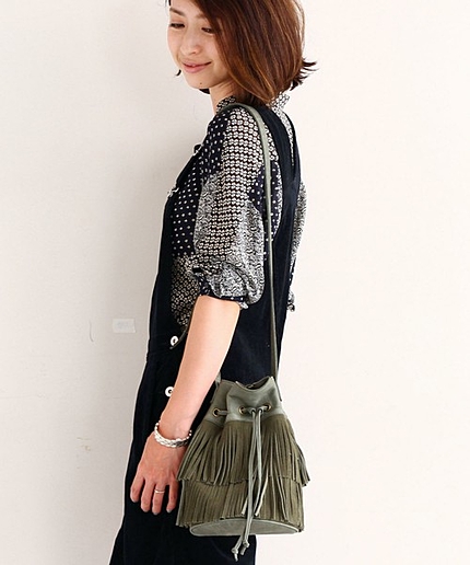 【追加予約】BY∵ フリンジミニドロストショルダー