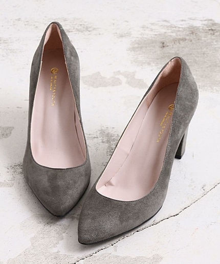 【予約】BY スウェード ポインテッドトゥパンプス