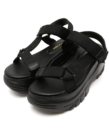 WEGO/厚底スポーツサンダル