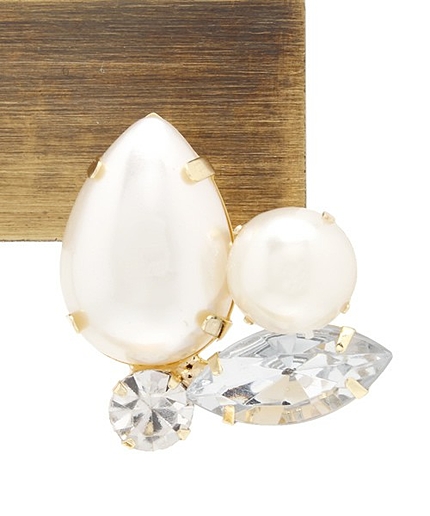 WEGO/パールビジューイヤカフ