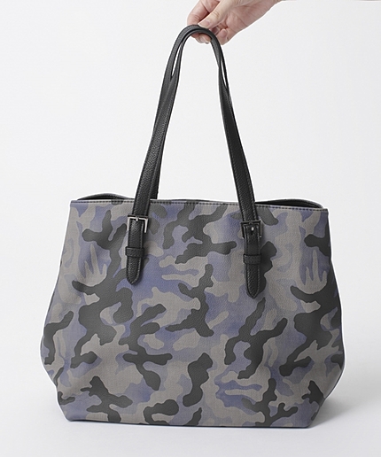 クラッチBag付カモフラトート