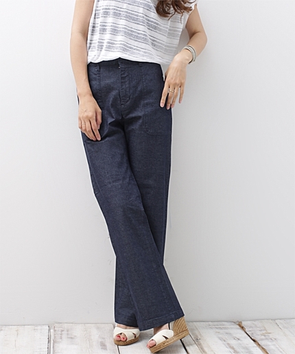 デニムワイドパンツ