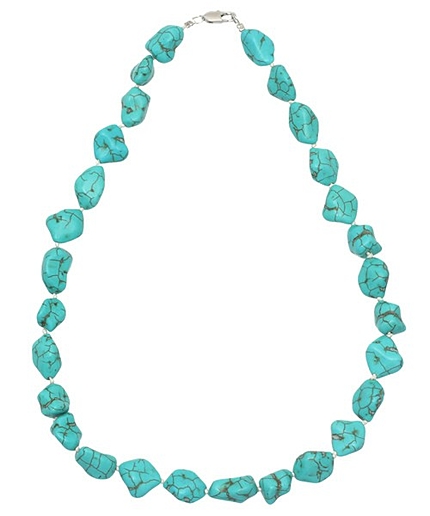 WEGO/ターコイズカラーネックレス