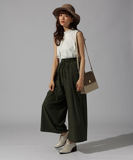 USコットンハイネックカットソー