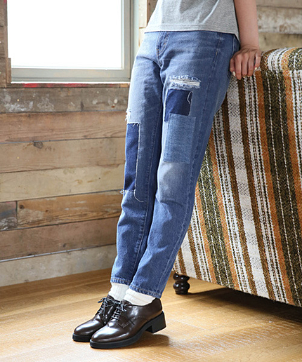 ★先行予約アイテム★ガールフレンドデニムパンツ