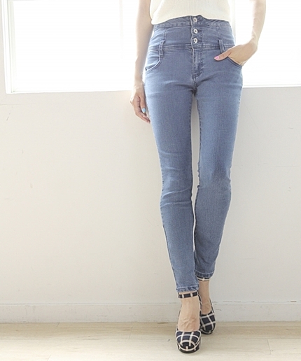 【ISKO(イスコ社)】 ハイウエストスキニーFW