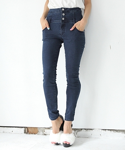 【ISKO(イスコ社)】 ハイウエストスキニーFW