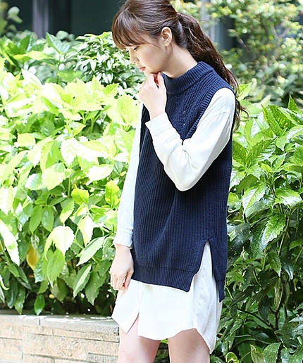 【WEB限定先行予約】ニットベストツキワンピース