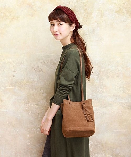 【WEB先行予約】スエードフリンジバッグ_15AWアイテム