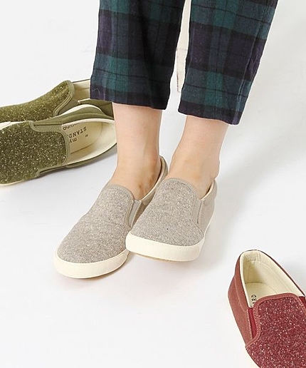 ネップニットスリッポン