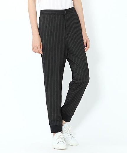 【予約商品】裾リブパンツ