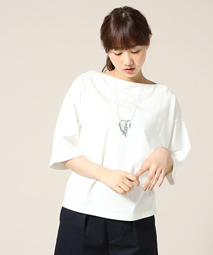 ＵＳＡコットンボートネックショートスリーブ