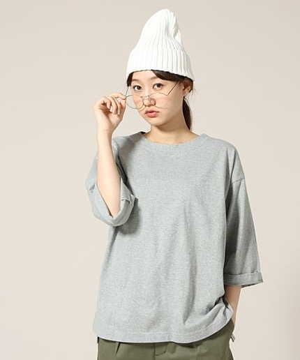 ＵＳＡコットンＢＩＧＴシャツ6分袖