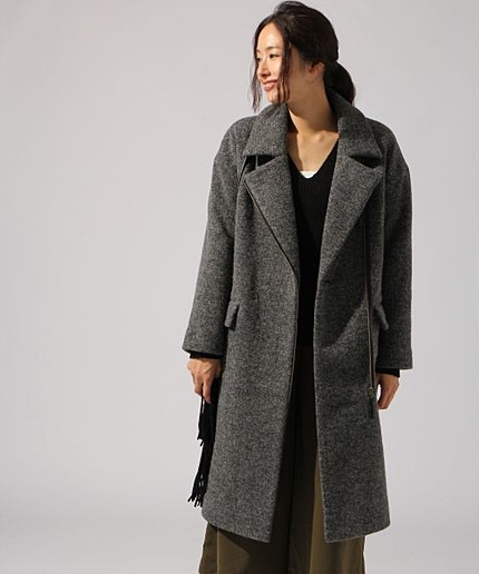 【WEB限定先行予約】ガラZIPチェスターコート