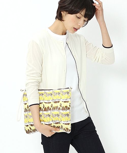 オリジナル ゼブラ柄2WAYクラッチバッグ