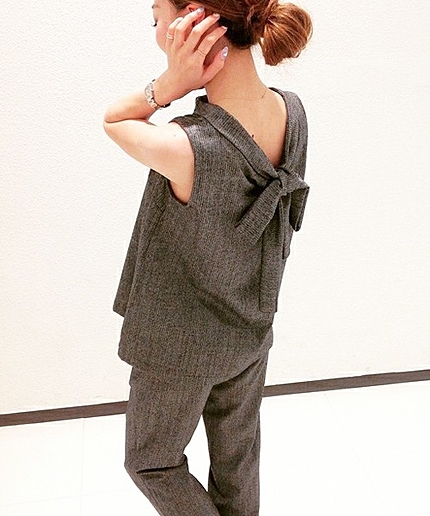 SACRA H/B B リボン ノースリーブ / サクラ