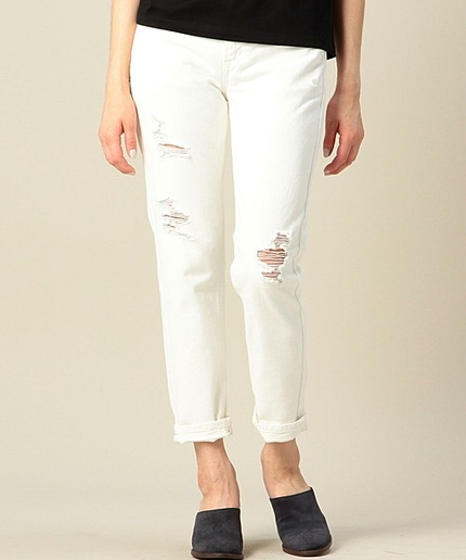 BY LEE クラッシュデニム/ホワイト