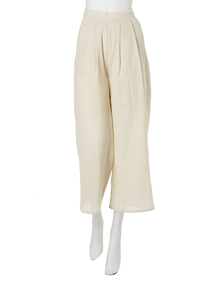 【W】コットンギャザーガウチョ