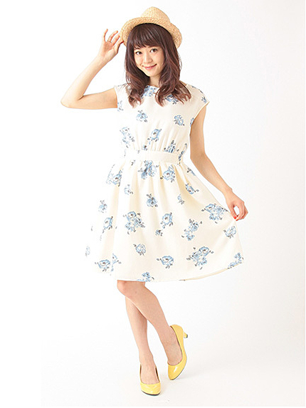 【Special Price】フラワープリントワンピース