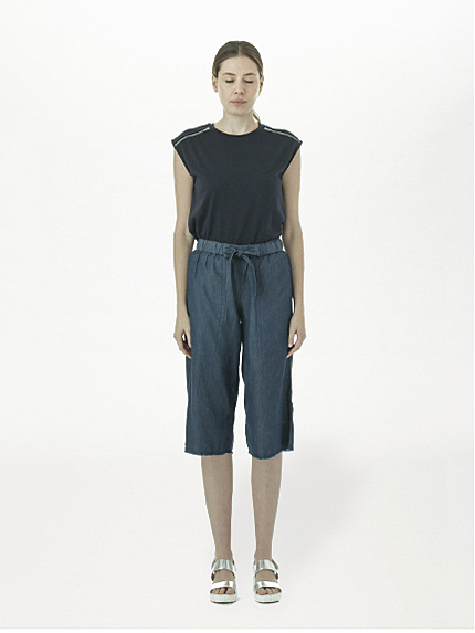 【Special Price】・ライトデニム七分丈パンツ