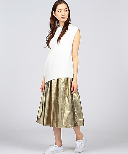 ENR ウエストゴムギャザースカート