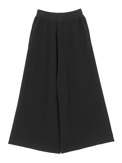 ニットガウチョパンツ