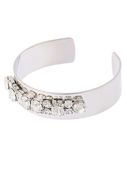 ビジュー付バングル