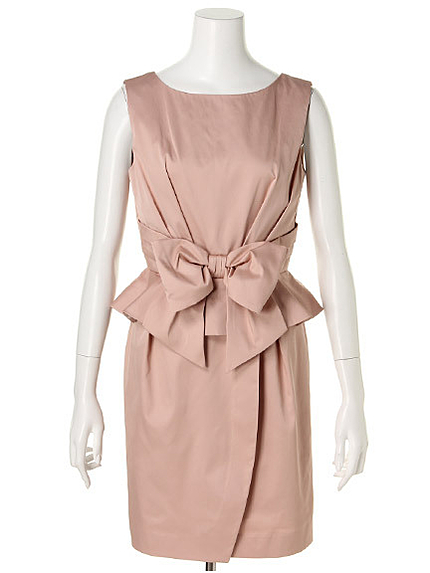 ペプラムリボンワンピース(85366132)