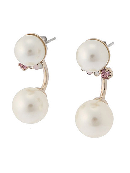 2WAYパールビジューピアス