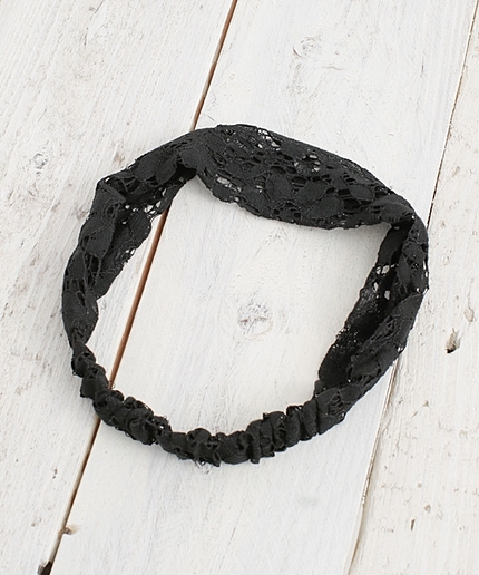 レースヘアバンド