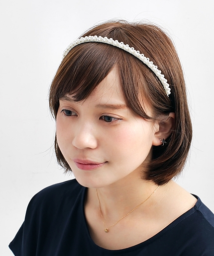 Fパールカチューシャ