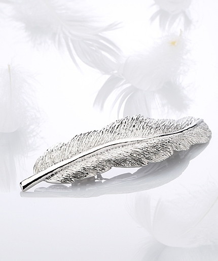 Metal Feather　Barrette
