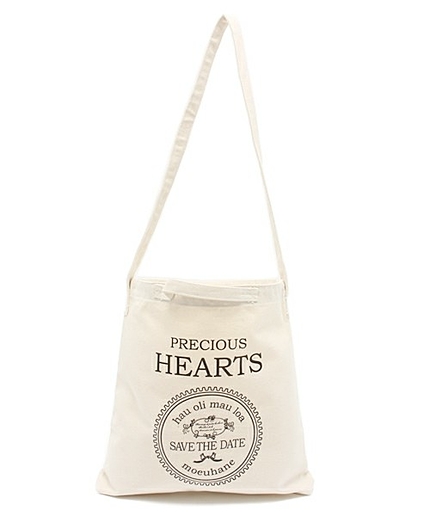 WEGO/キャンバスショルダーバッグ